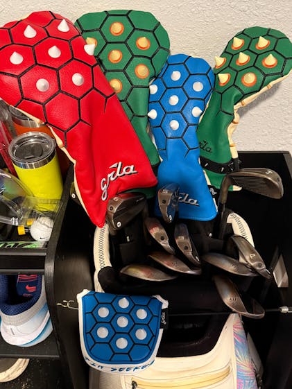 Pin Seeker 2.0 Large Mallet Putter Cover – Guerrilla Golf