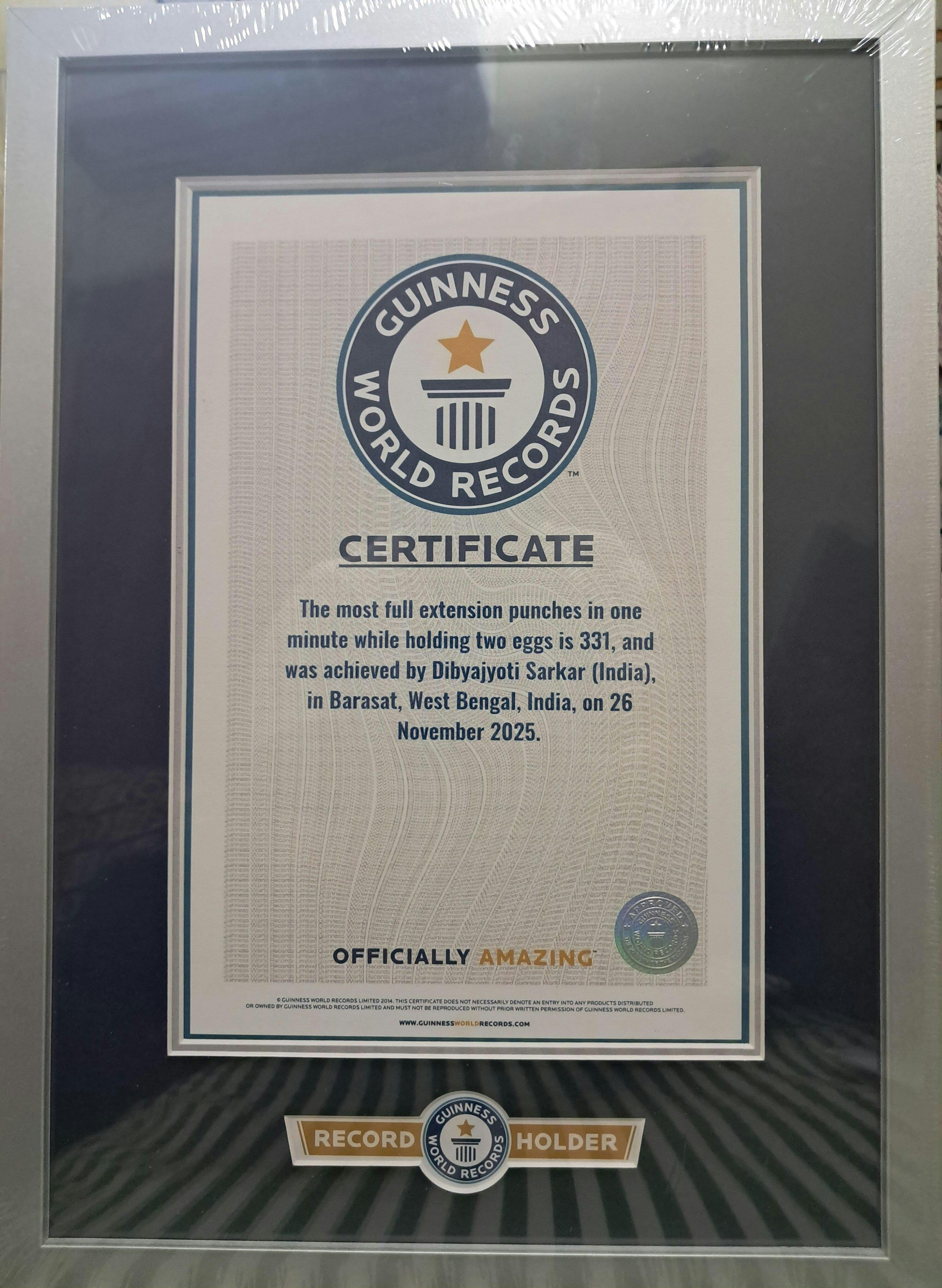 ギネスフォトフレームです Guinness World Records | Record Holder