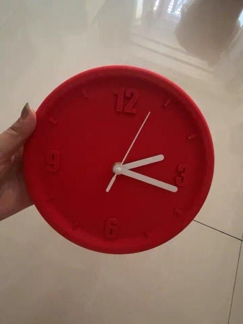 Minimalistic Nordic Analog Silent Wall Corner Clock