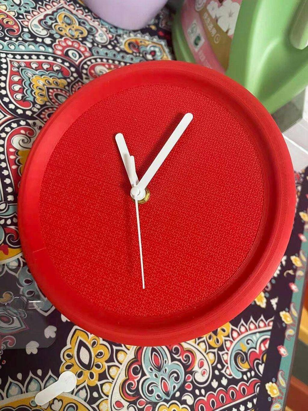 Minimalistic Nordic Analog Silent Wall Corner Clock