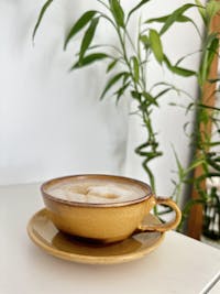 El Yapımı Seramik Latte Art Fincanı