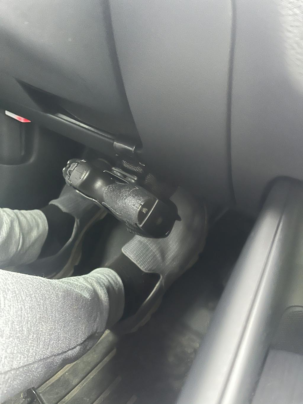 Steering Wheel Column Holster Mount Gun Goddess