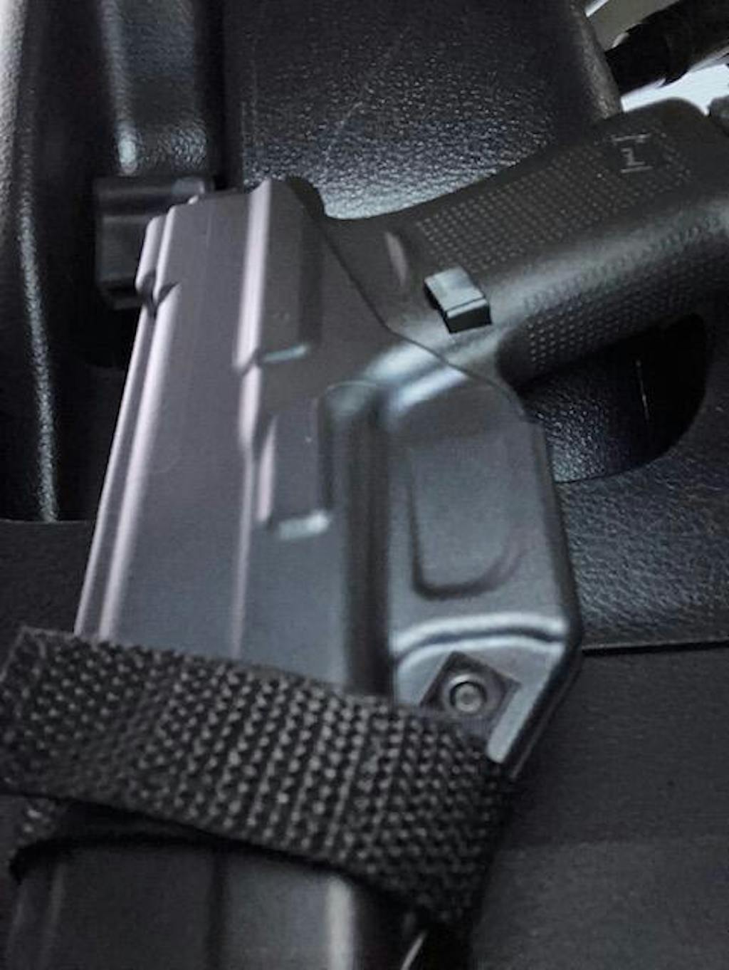 Steering Wheel Column Holster Mount Gun Goddess