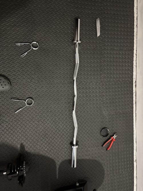 Olympic EZ Curl Bar - Optional Clamp Collars