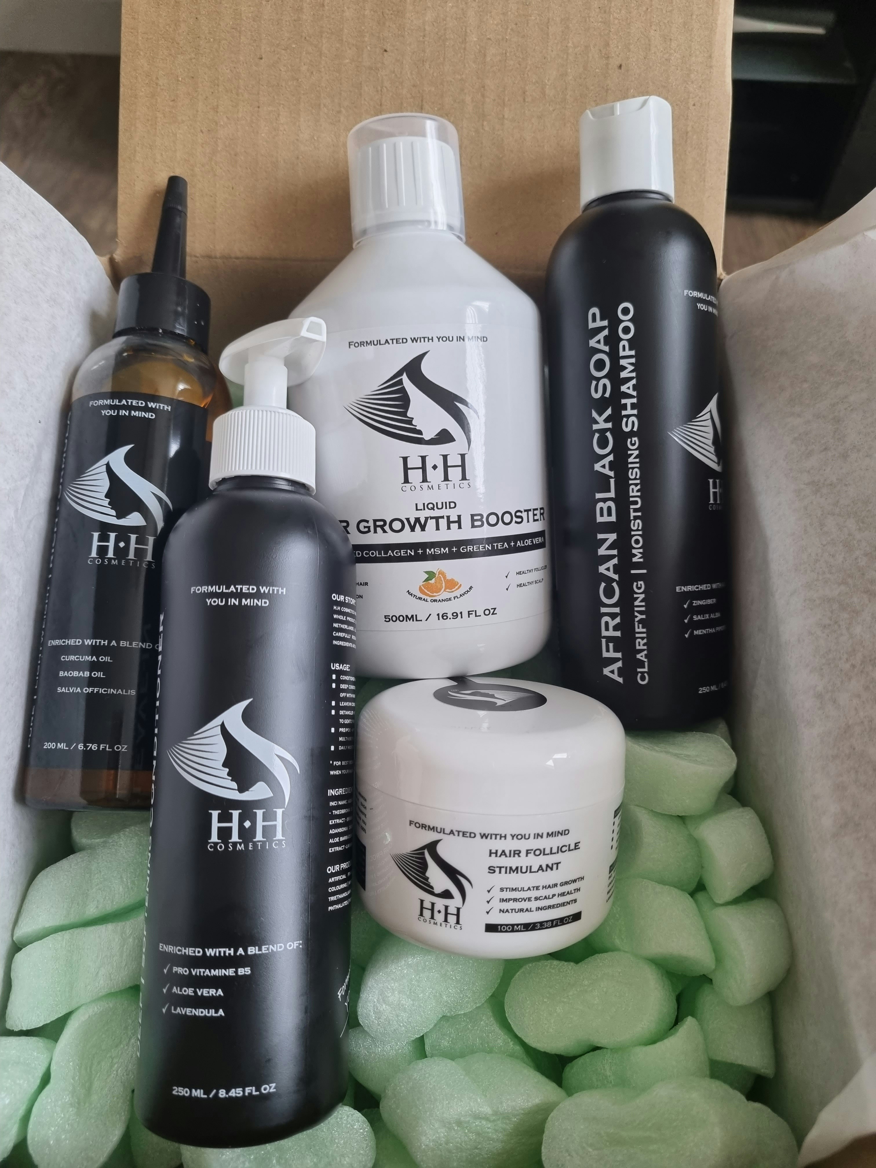 H.H Hair Care Bundle - Medium – H.H Cosmetics