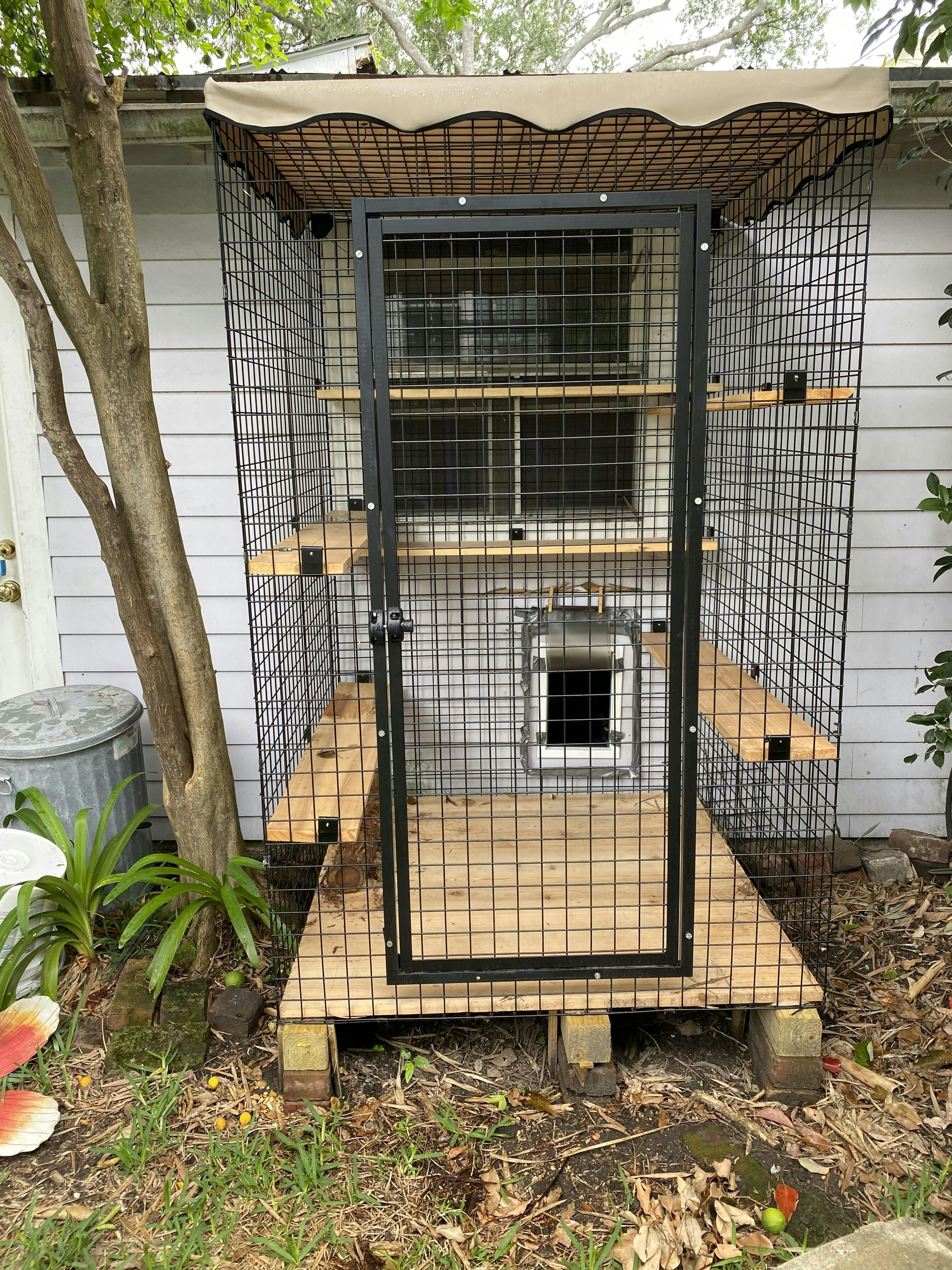 Catio Outdoor Cat Enclosures | Cat Runs By Habitat Haven