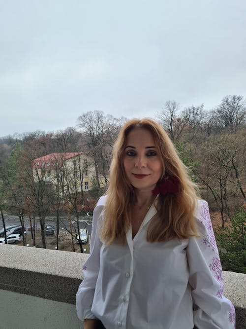 Cercei floare mare - Magenta