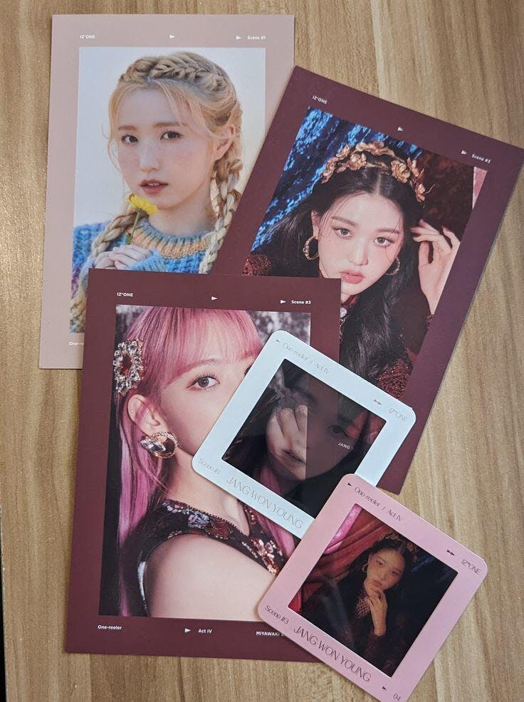 IZ*ONE One-reeler ポストカード 23枚 セット IZ*ONE IZONE 4th Mini Album One Reeler POB Photocard IVE