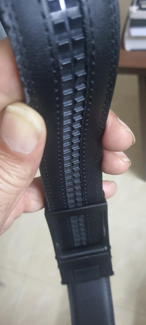 Genuine Leather Autolock Belt for Men - Perfect for Formal and Casual Wear - Adjustable Waistband up to 46 Inches - Autolock Feature