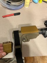 Storage Plug Shape Retainer for SBA3 Brace (Optional Battery Storage)