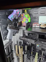 Universal Pistol Mount - Cradle Version for SecureIt / Akro-Mils | Handgun Holder Storage Rack