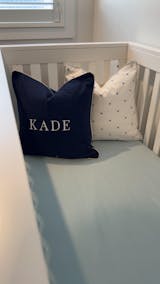 ️CLEARANCE SALE | Almost Gone! | Polka Dot Blue and White Cushion Cover 50 cm by 50 cm