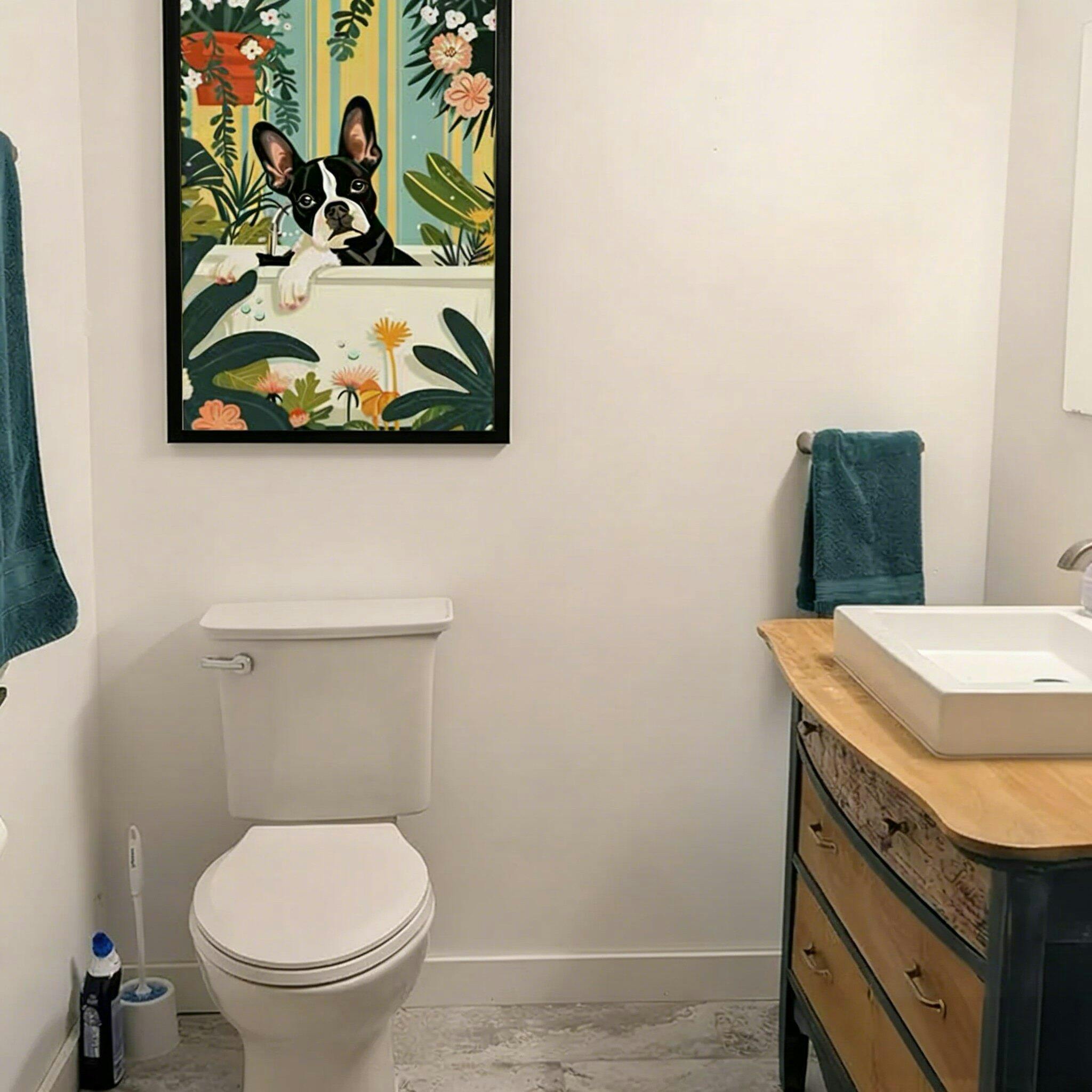 Modern Pet Canvas Framed Art Wall Decor– Perfect for Any Space-H094