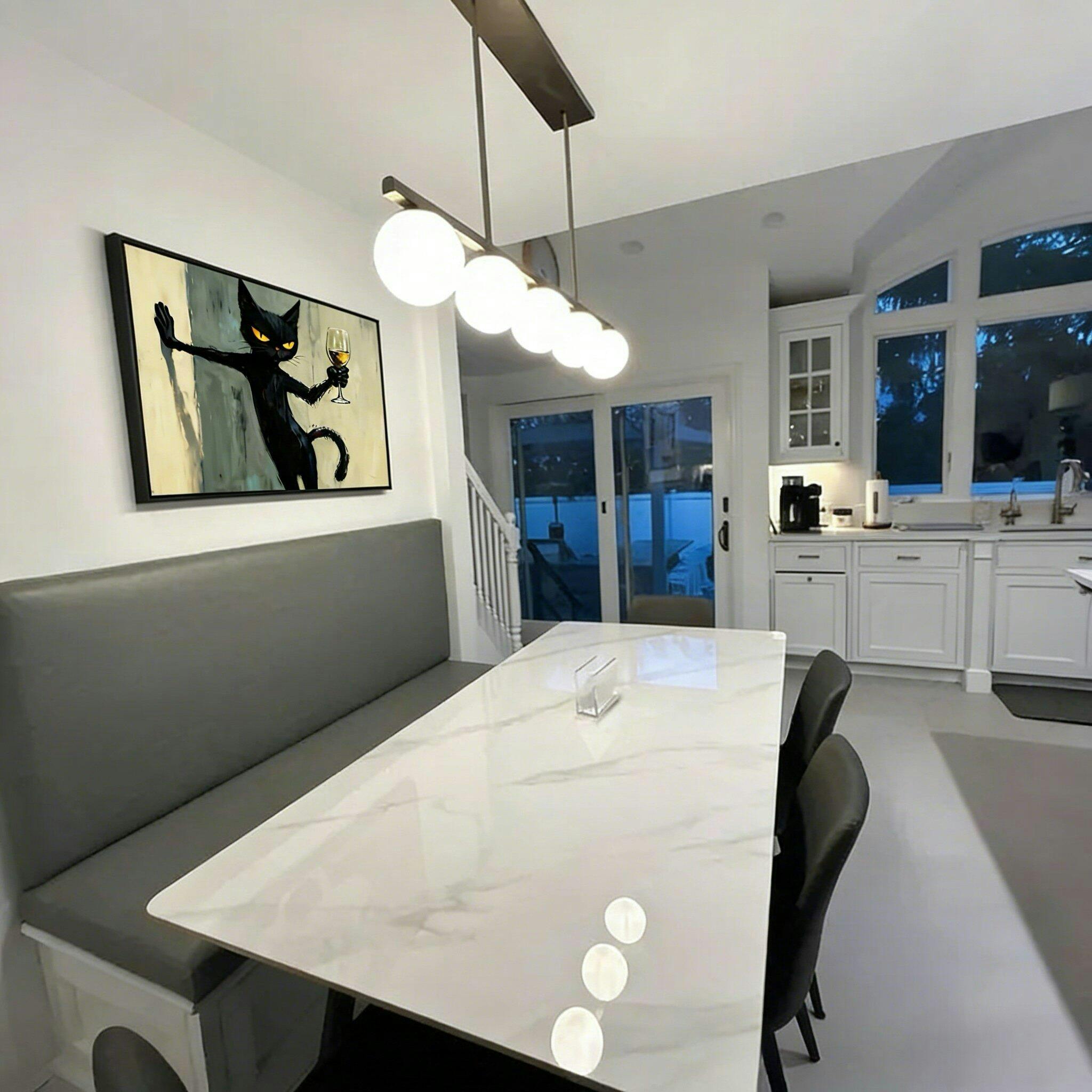 Modern Pet Canvas Framed Art Wall Decor– Perfect for Any Space-h090