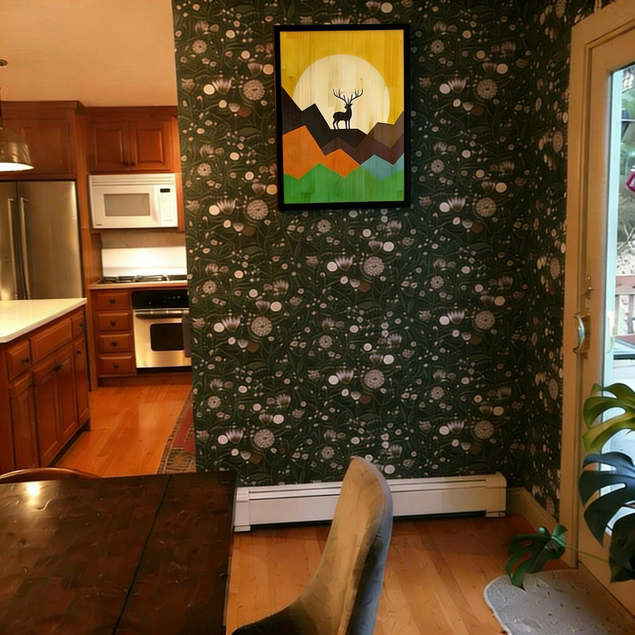 Modern Pet Canvas Framed Art Wall Decor– Perfect for Any Space-H119