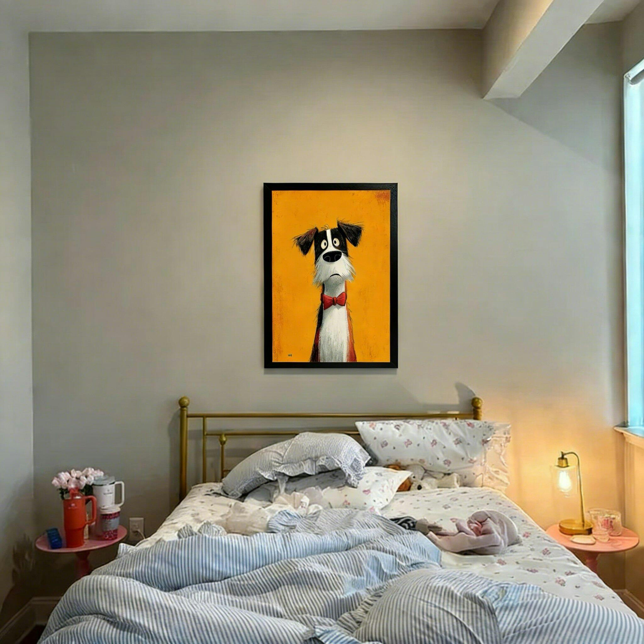 Modern Pet Canvas Framed Art Wall Decor– Perfect for Any Space-H125