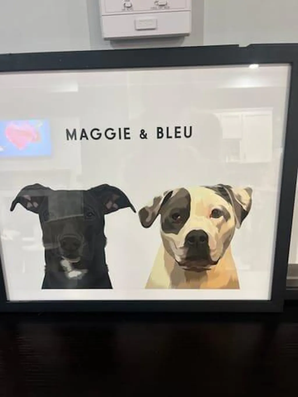 Custom One Pet Portrait -Modern Pet Portrait