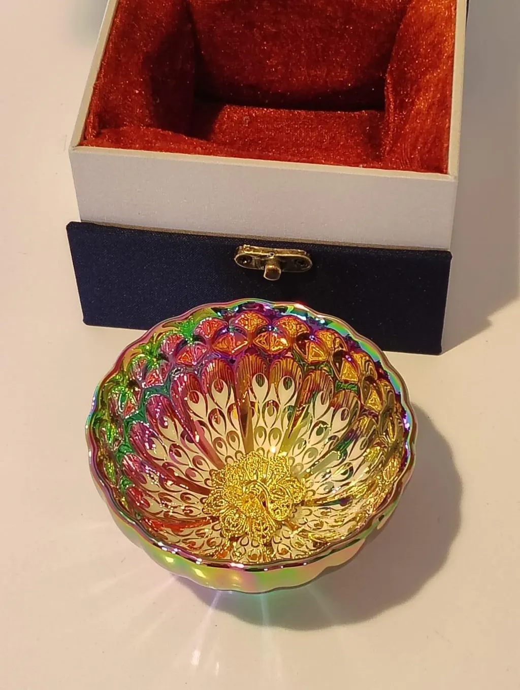 Vivid Peacock——TeaCup