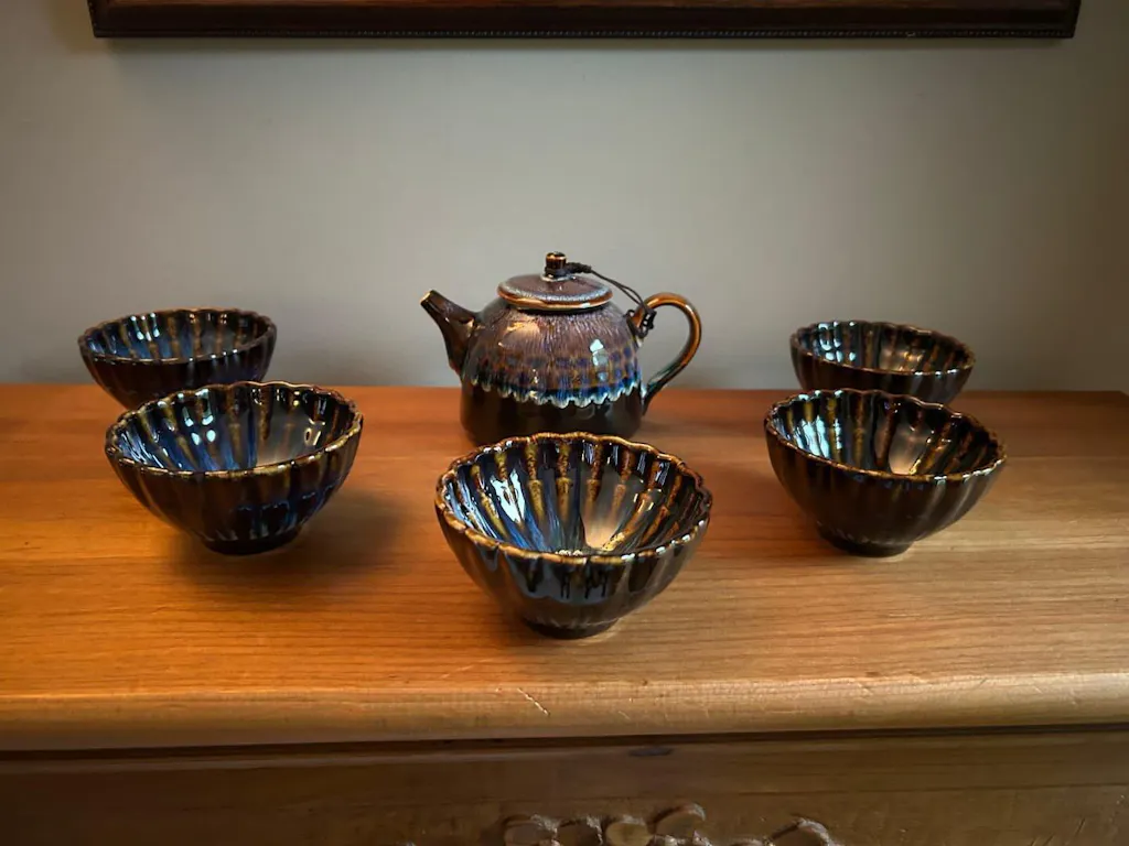 Golden Peacock——TeaCup