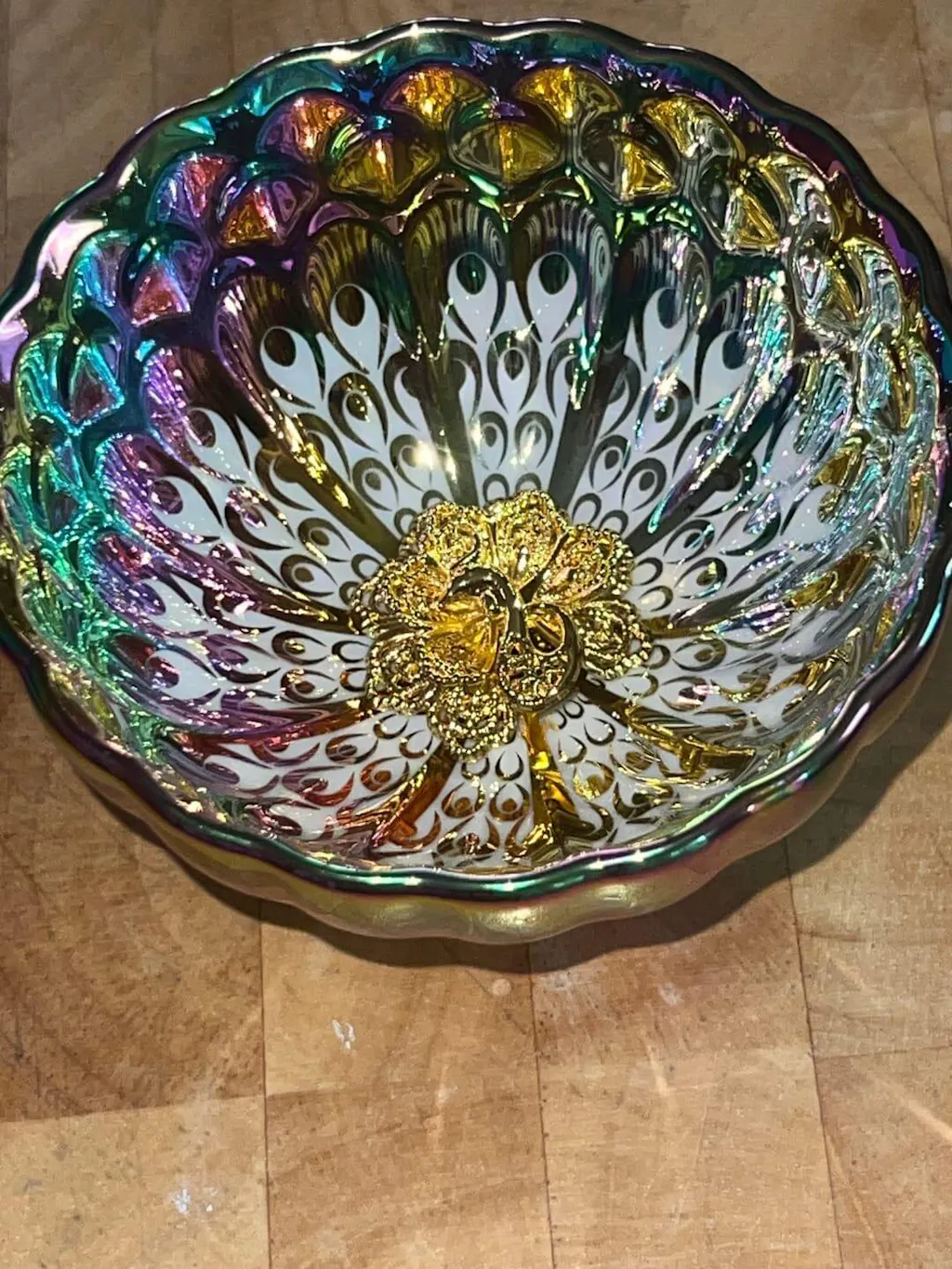 Vivid Peacock——TeaCup