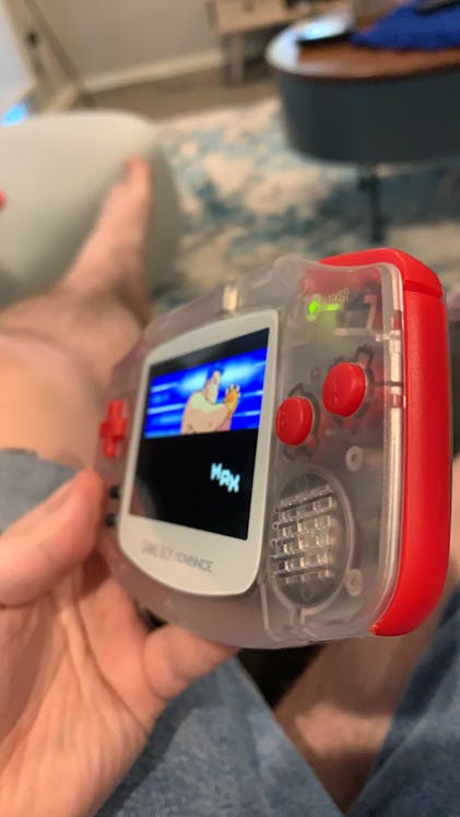 Game Boy Kit Retroilluminazione IPS V2 Per Gameboy Advance - Schermo LCD E Guscio Pretagliato Con Pulsanti Colorati Mod Gameboy Advance LCD Colorato - Foto 7