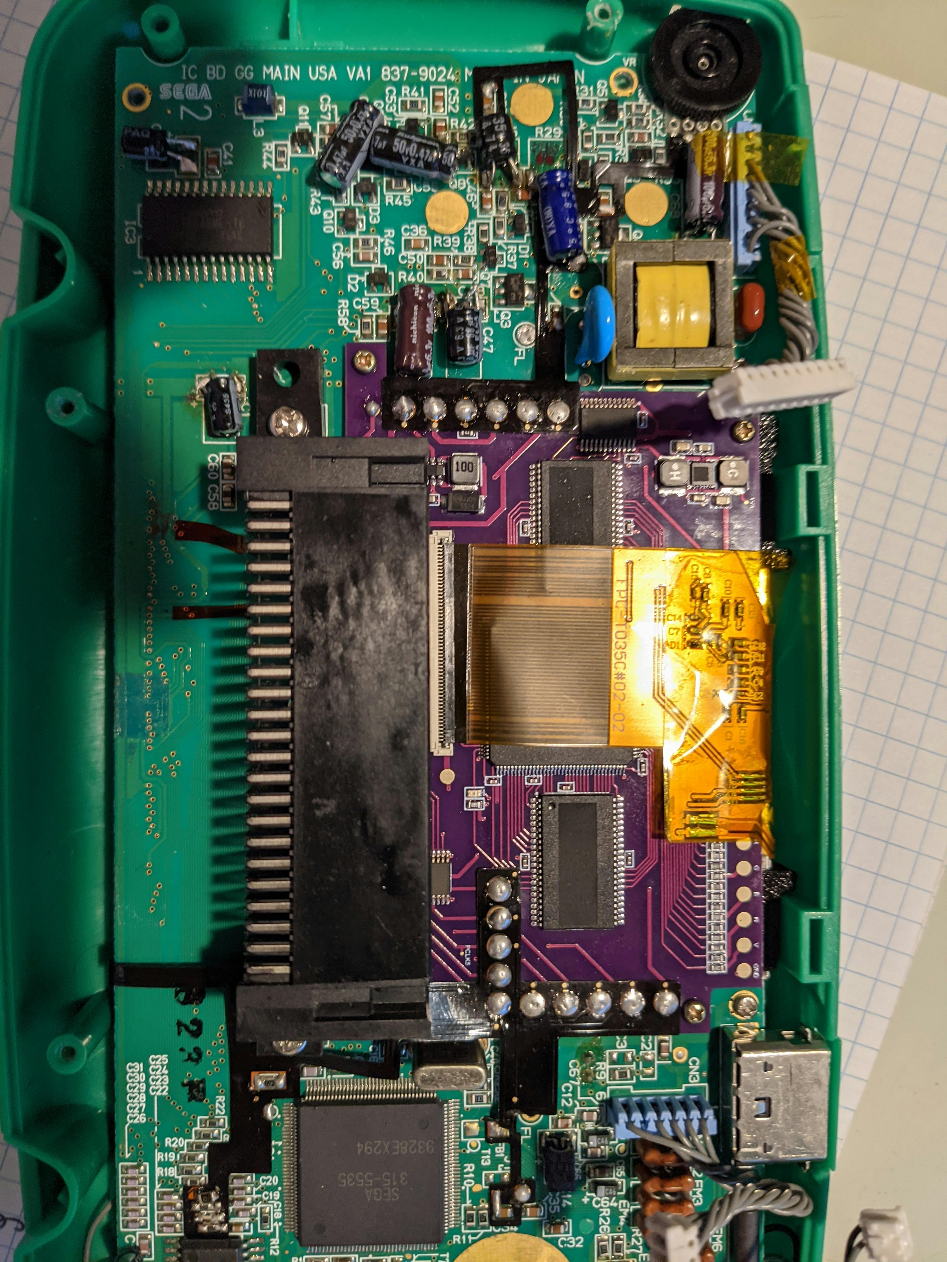SEGA Game Gear CleanScreen Wire-Free Flex Cable | RetroSix