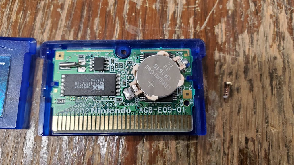 Save Battery Holder for Game Boy Game Cartridge CR1616 Hand Held Legend