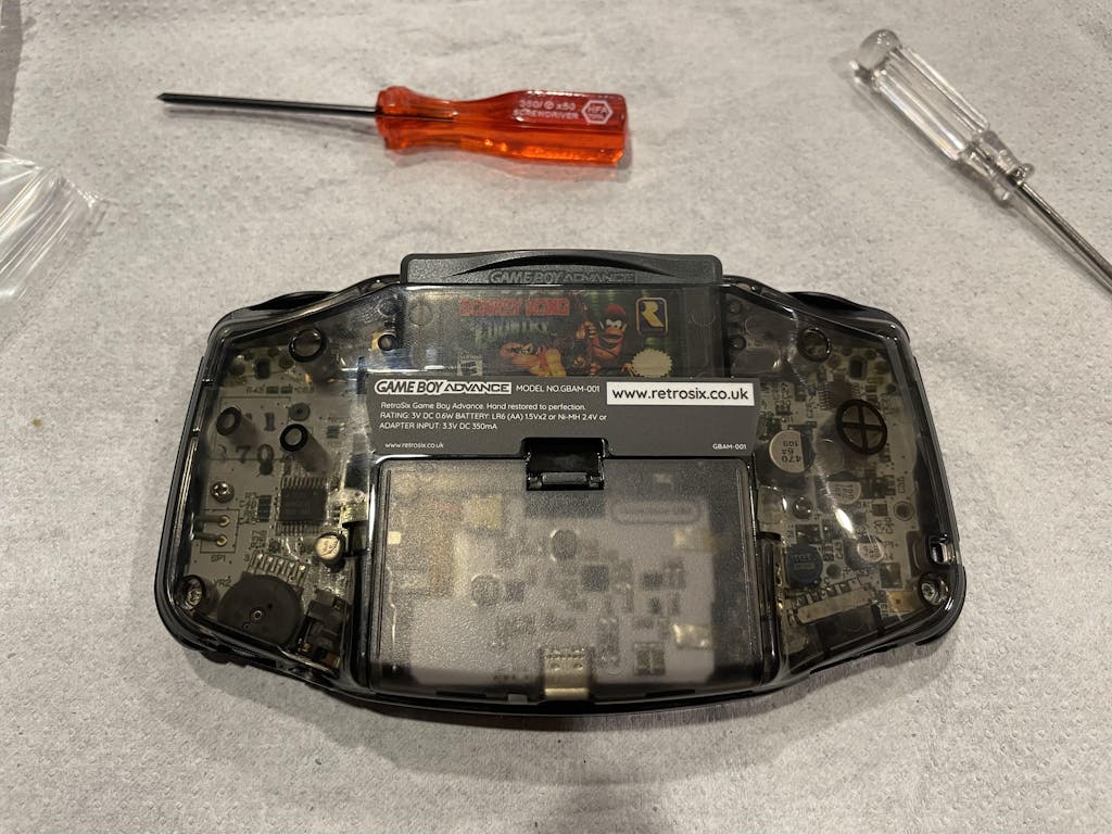 Game Boy Advance USBC Battery Cover for CleanJuice GBA Hand Held Legend