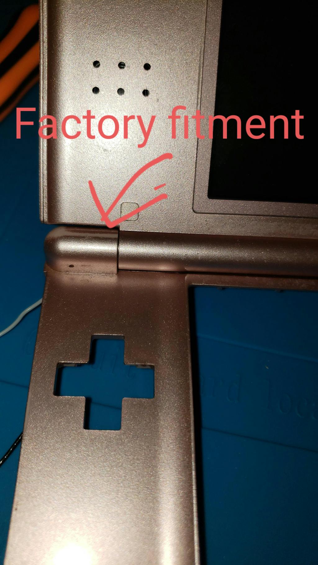 Nintendo DS Lite Hinge Replacement 2x Hand Held Legend