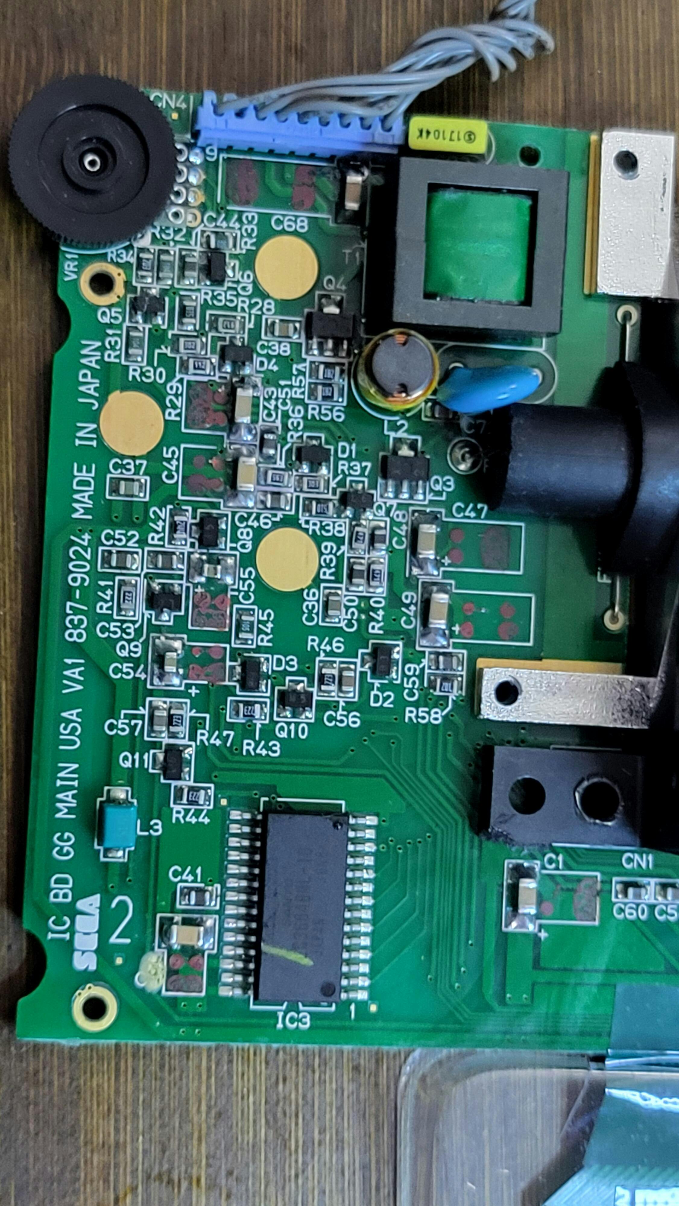 Game Gear Capacitor Kit All Versions Hand Held Legend