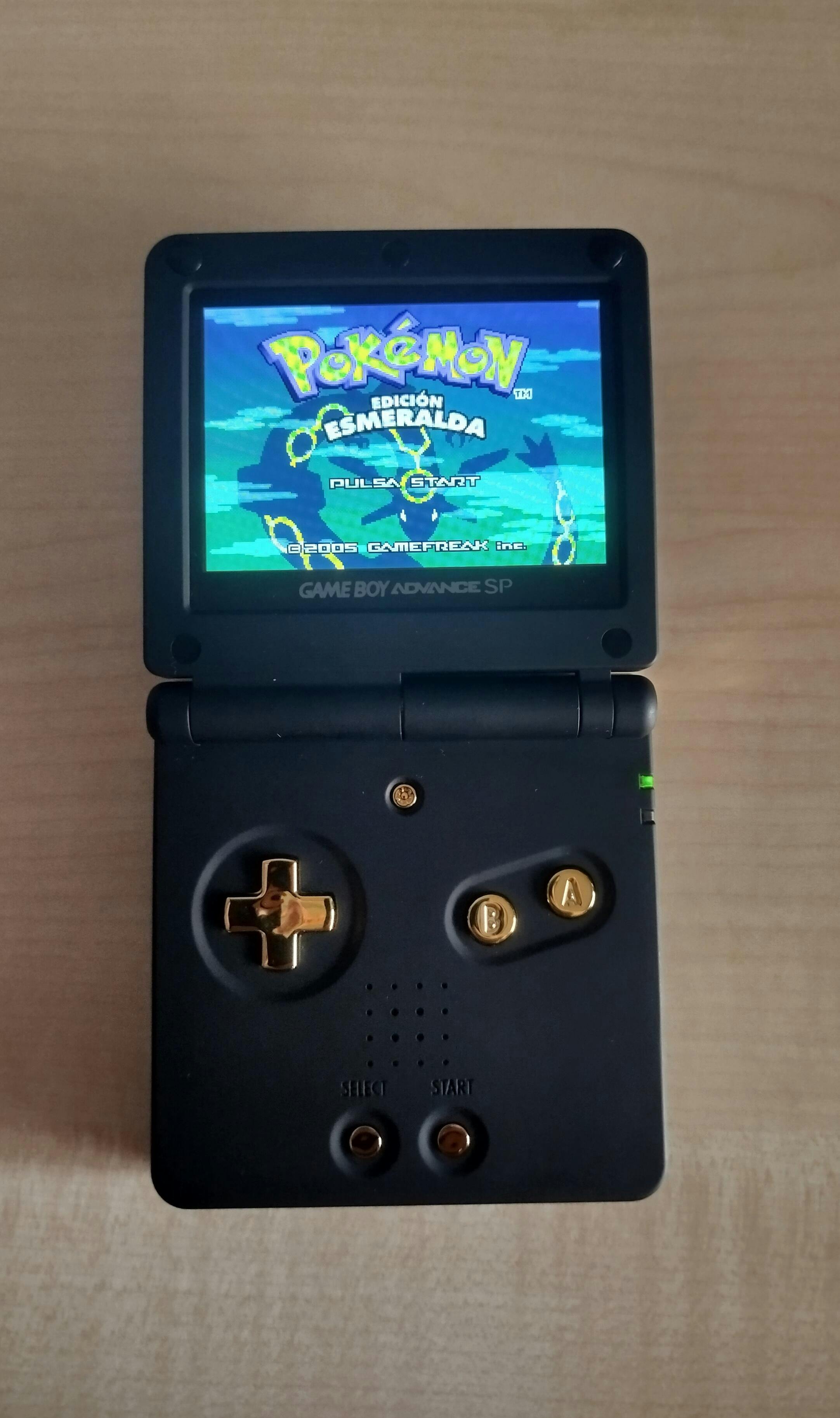 Console Nintendo Game Boy Advance SP Noire - Écran Rétroéclairé - NTSC-C