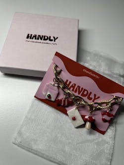 Bracelet doré Orthense- charms personnalisables