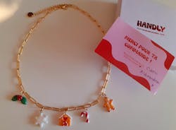 Collier Isis doré - charms personnalisables