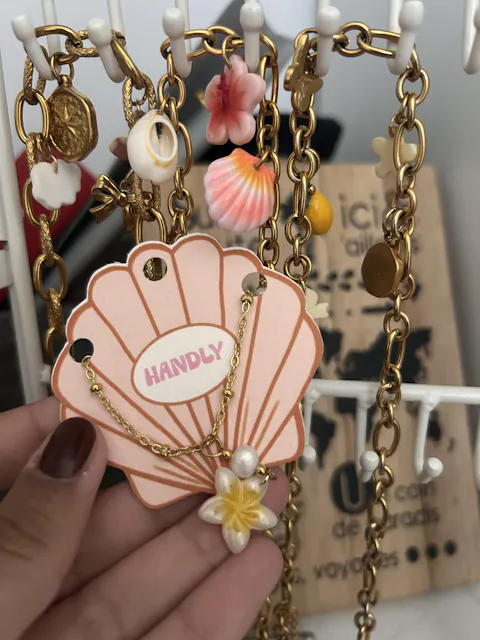 Collier tiaré - charms personnalisables
