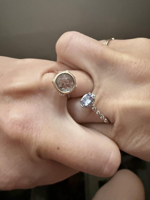 Selkie Veil Aquamarine Ruthie B. Ring