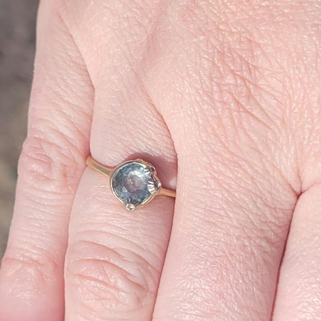 Sediment Montana Sapphire Ruthie B. Ring