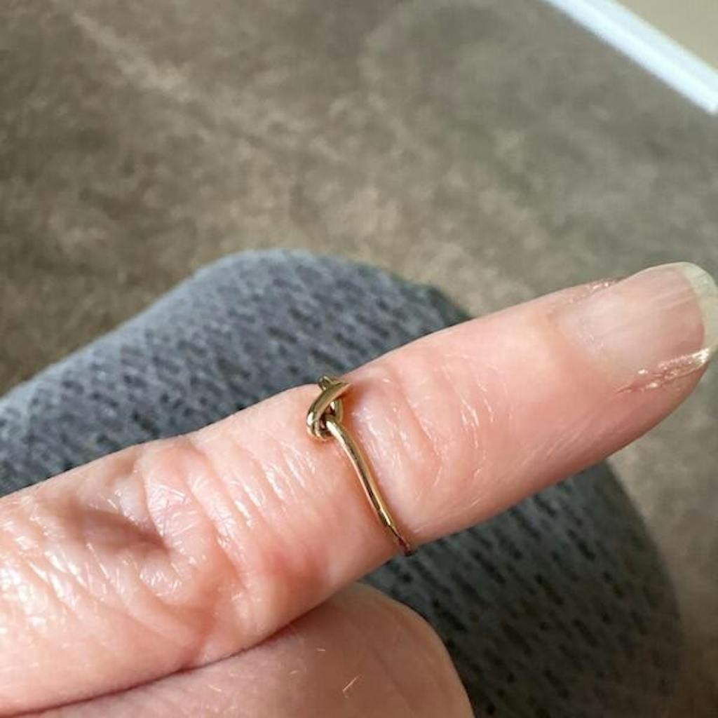 Closed Knot Ring, 14K Gold Fill