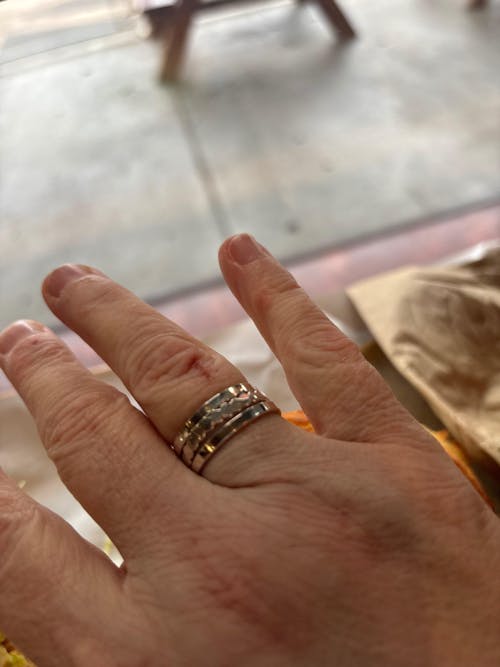 Bead Ring, Sterling Silver