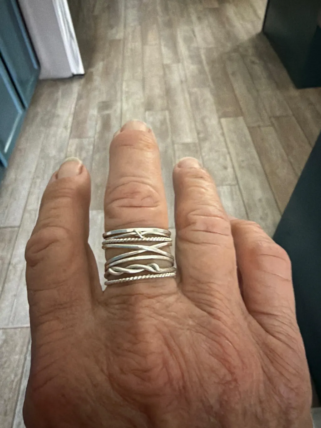 Closed Knot Ring, Sterling Silver