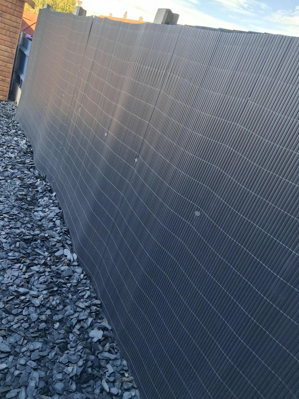 PVC Garden Fence Outdoor Privacy Screen