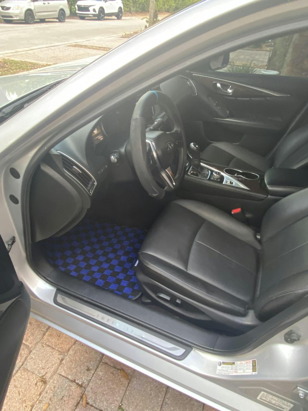 Floor Mats - Checkerboard (Yellow)