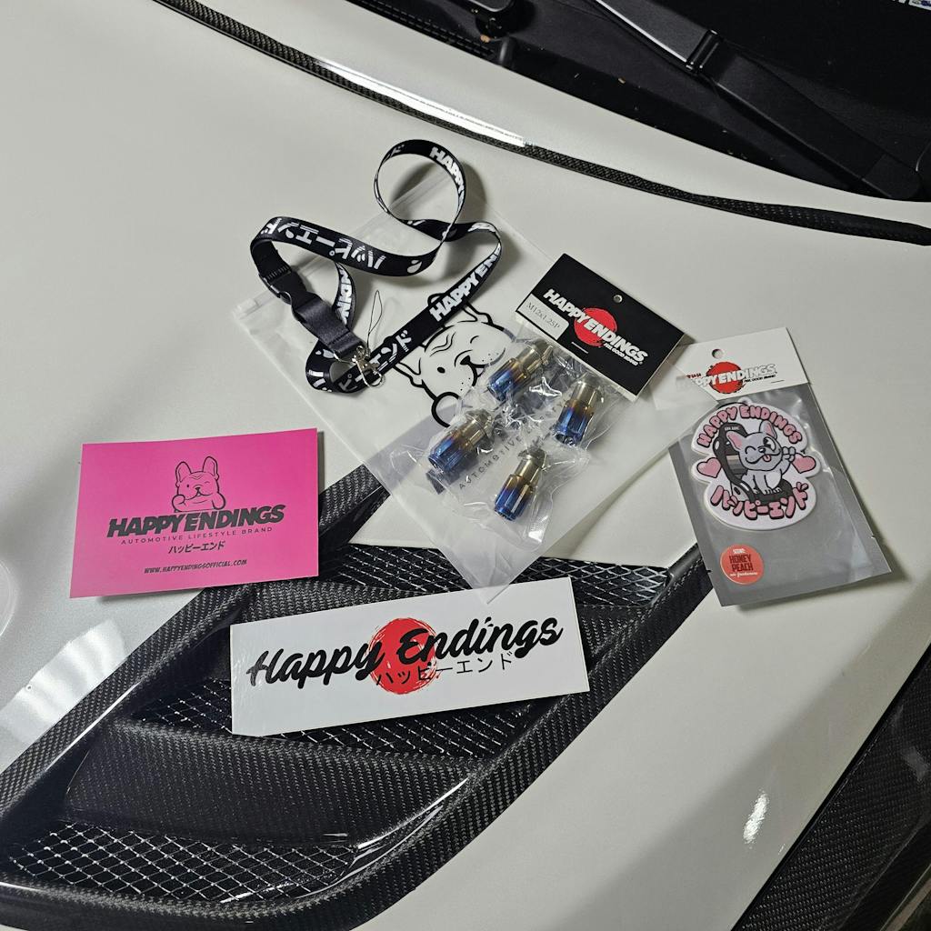 Titanium - Open Ended Burnt Lug Nuts (M12)