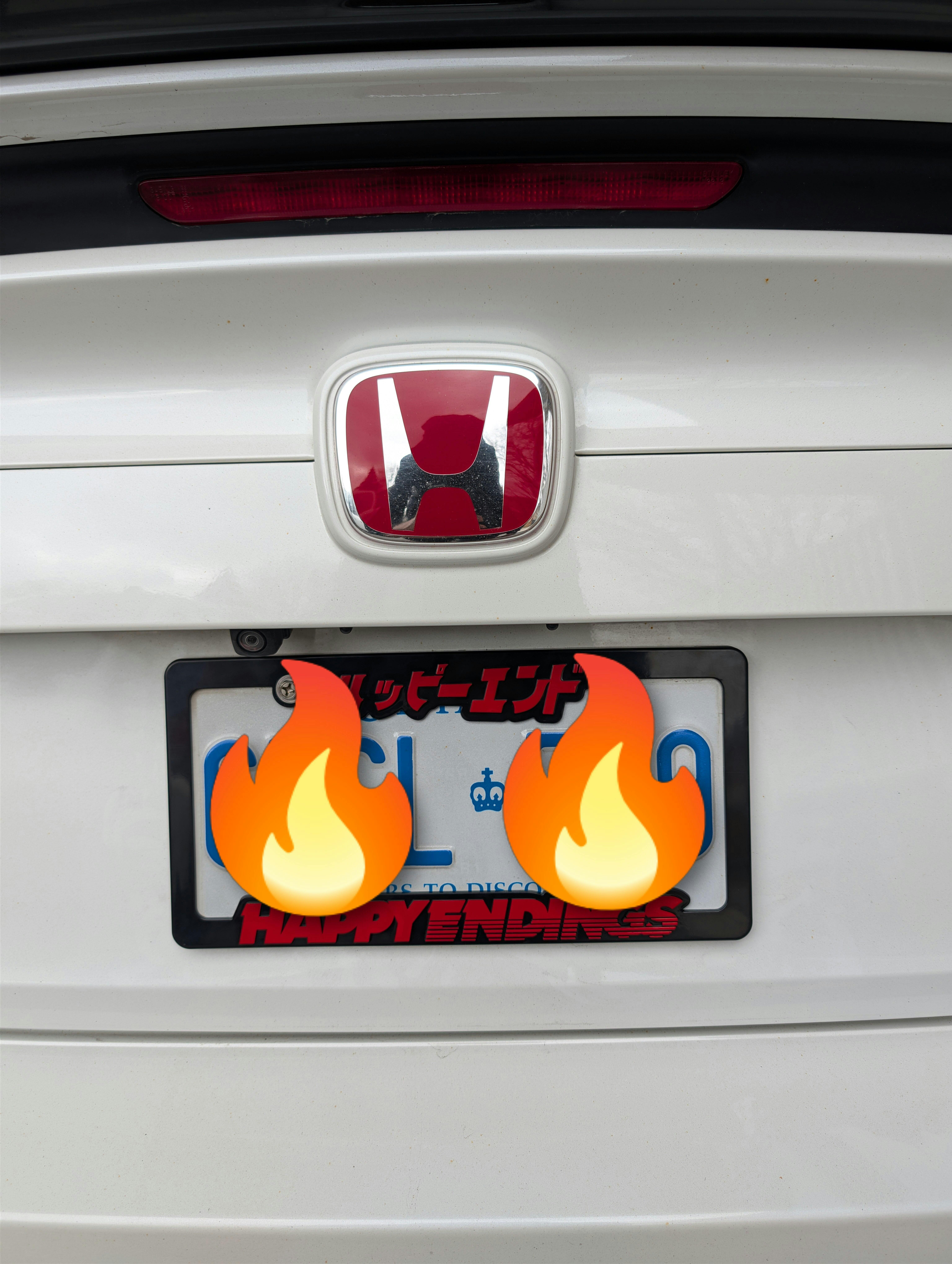 AFTER IMAGE廃盤CD『黒い結晶』ステッカー付 Black Mirror License Plate Frame | Happy Endings