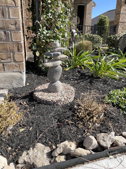 Happy Gardens Zen Stacked Rocks Sculpture | Cairn Statue Balancing Rock  Stone Decor for Japanese Garden