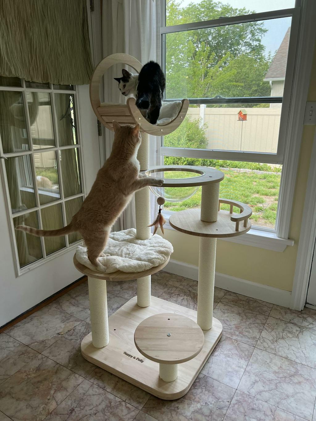 Building Block Cat Tree Happy & Polly