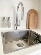 Dish Cloth Holder - Steel by Happy Sinks