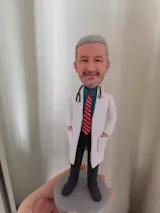 Custom Doctor Bobblehead Personalized Medical Professional Gift
