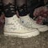 Hand Embroidery Wedding Converse Chuck Taylor 1970s, Custom Couple Name Embroidered Wedding Reception Shoes