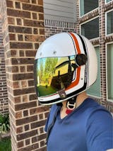 Harley-Davidson Vintage Stripe B06 Full-Face Helmet, (Large only) - 98145-18VX