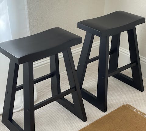 Trapez Counter Height Barstool 24” (Set of 2)| Modern Minimalism